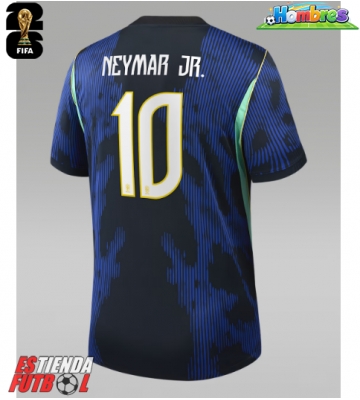 Brasil Neymar Jr #10 Segunda Equipación Mundial 2026 Manga Corta